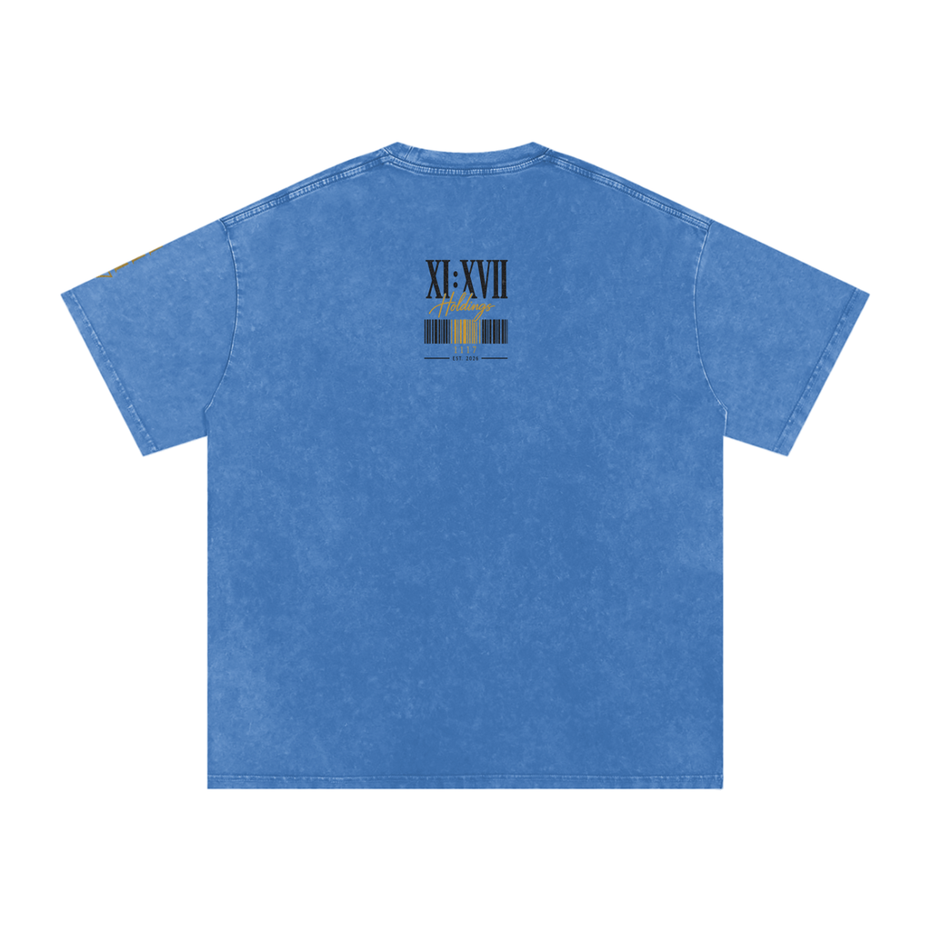 XI XVII Holdings Founders Collection Premium Snow Washed Oversized T Shirt