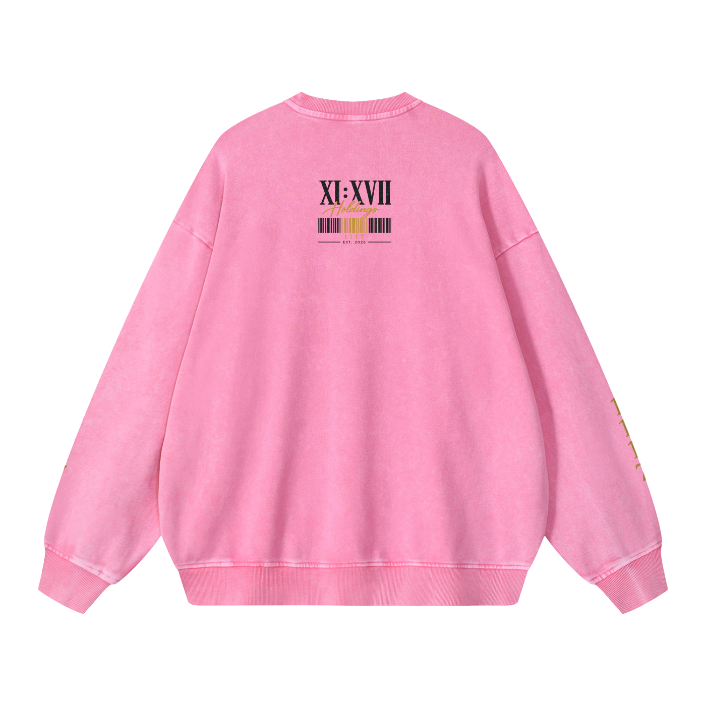 XI : XVII Holdings Founder’s Collection | Snow Washed Oversized Sweatshirt
