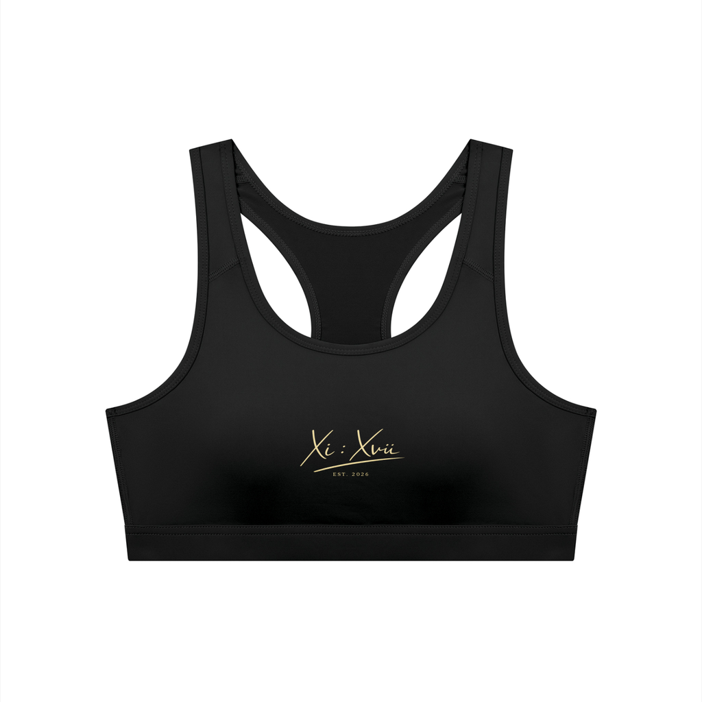 XI : XVII Women's Cropped Sports Bra