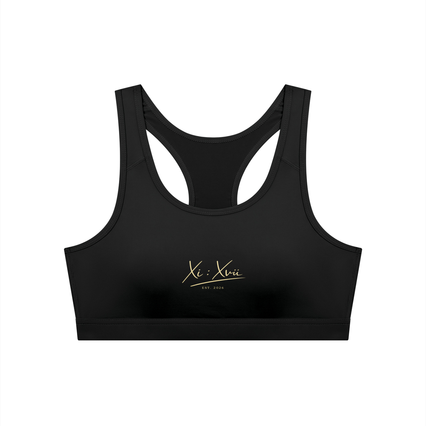 XI : XVII Women's Cropped Sports Bra