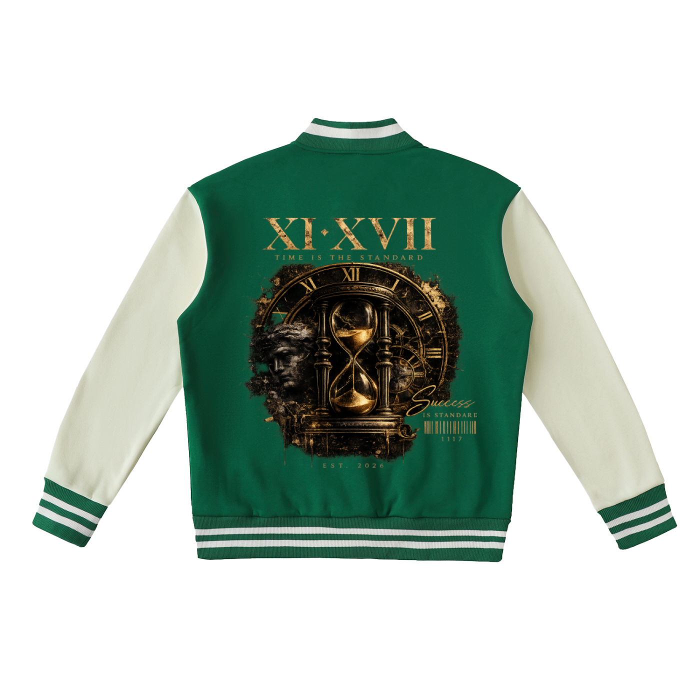XI : XVII Founder’s Collection Two-Tone Varsity Jacket