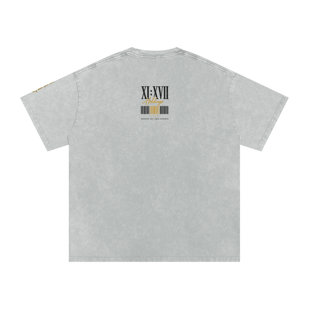 XI XVII Holdings Founders Collection Premium Snow Washed Oversized T Shirt