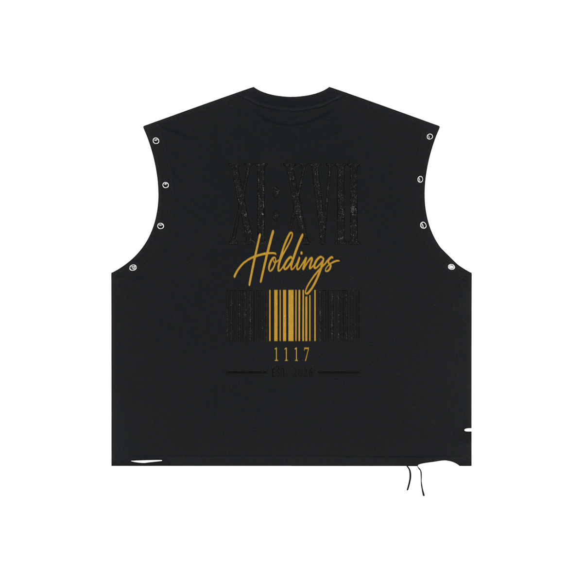 XI:XVII Signature Distressed Tank Top