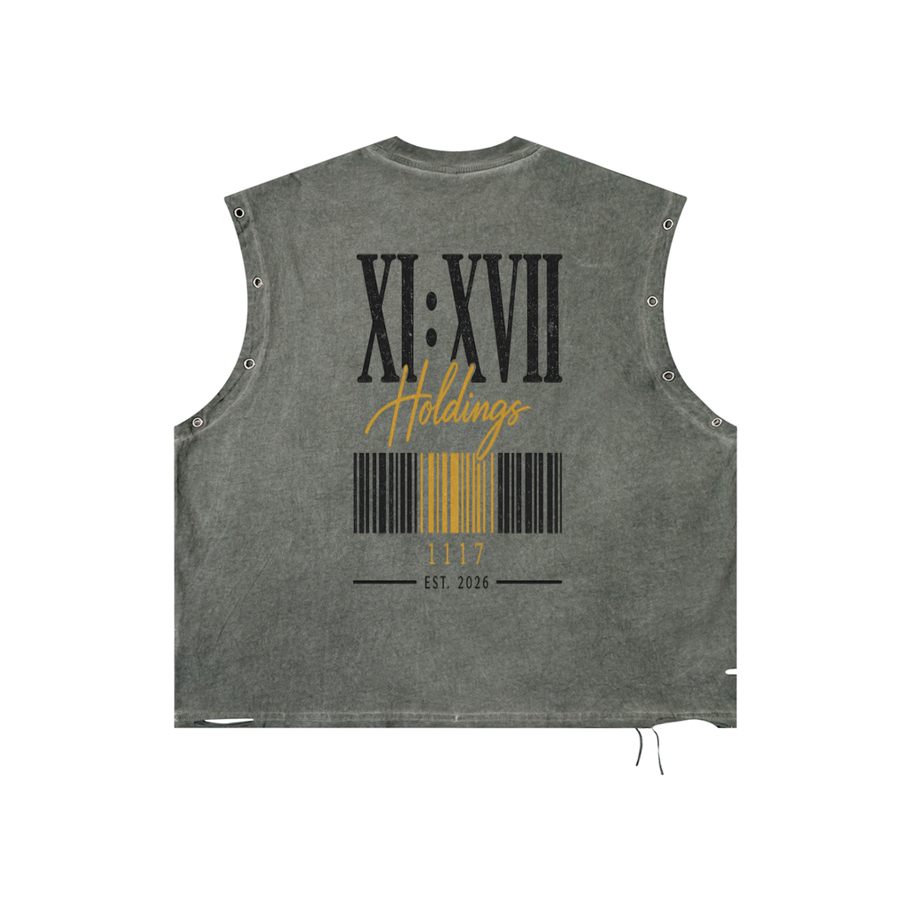 XI:XVII Signature Distressed Tank Top