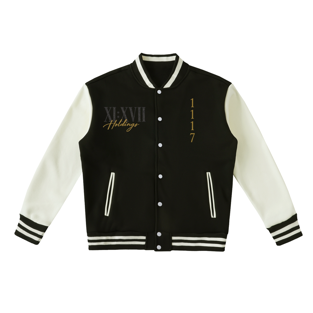 XI : XVII Founder’s Collection Two-Tone Varsity Jacket