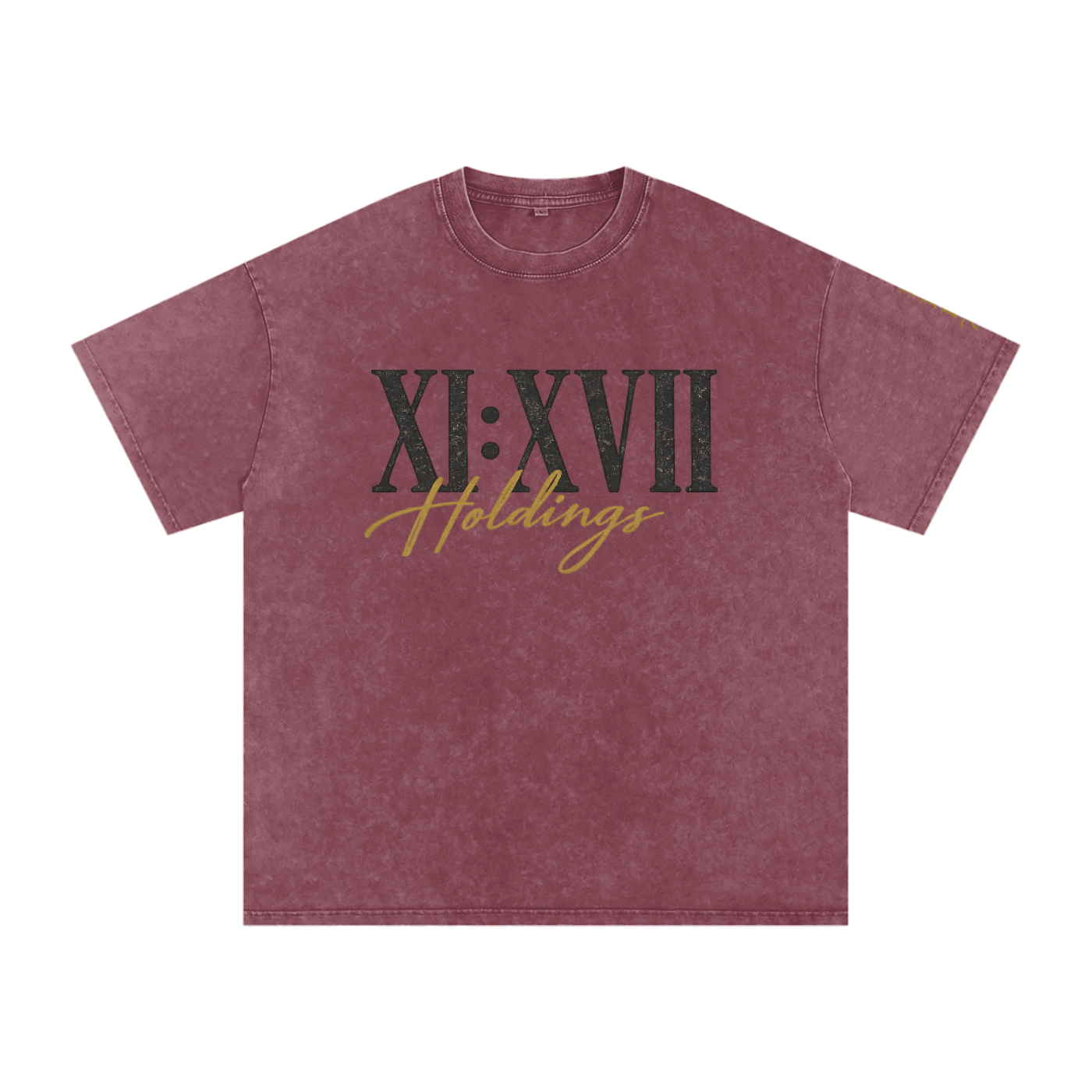 XI XVII Holdings Founder’s Collection Premium Snow Washed Oversized T Shirt