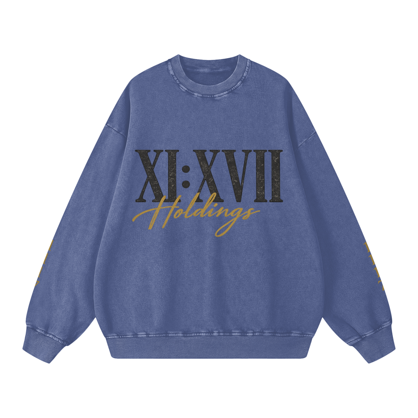 XI : XVII Holdings Founder’s Collection | Snow Washed Oversized Sweatshirt