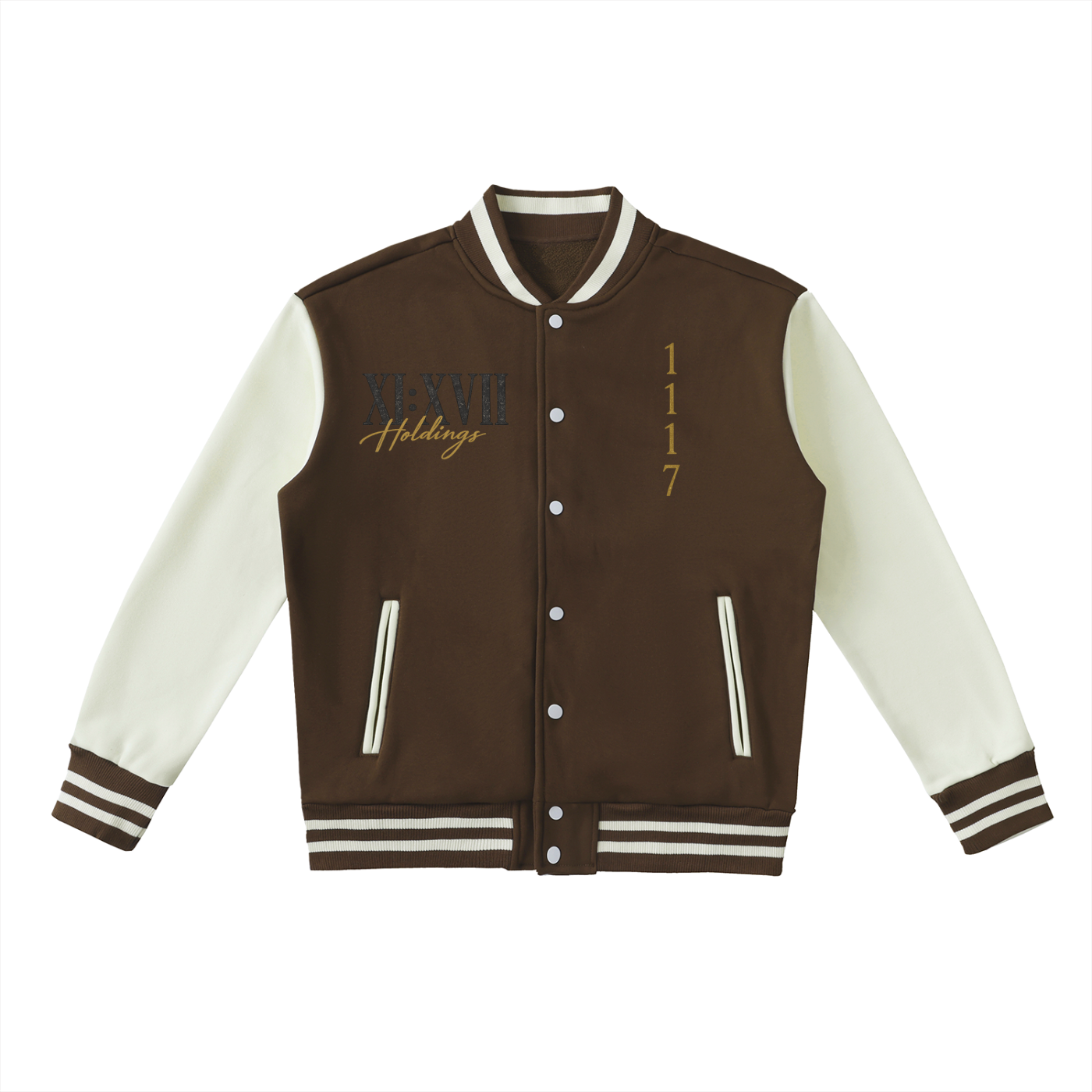 XI : XVII Founder’s Collection Two-Tone Varsity Jacket
