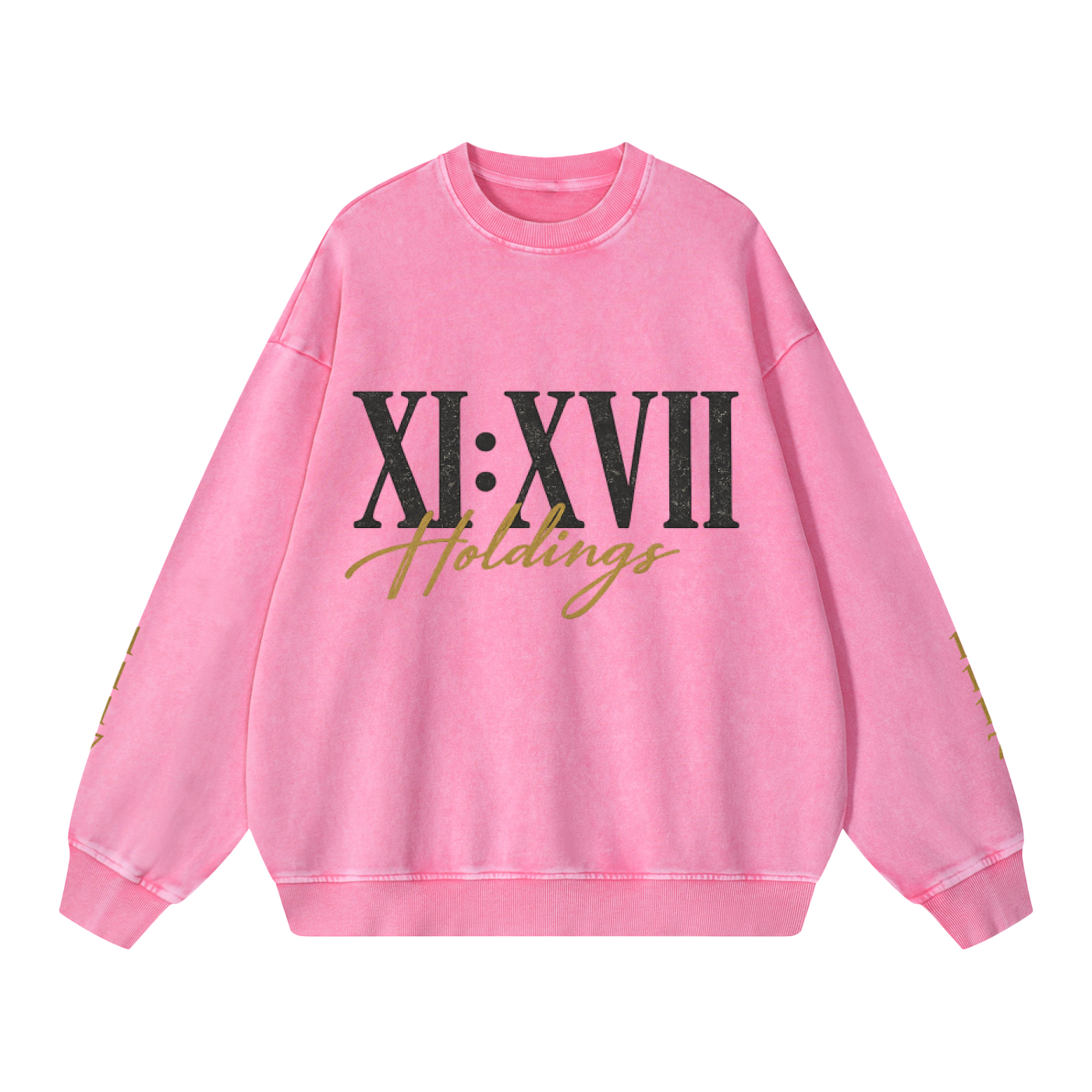 XI : XVII Holdings Founder’s Collection | Snow Washed Oversized Sweatshirt