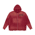 XI:XVII Signature Distressed Hoodie