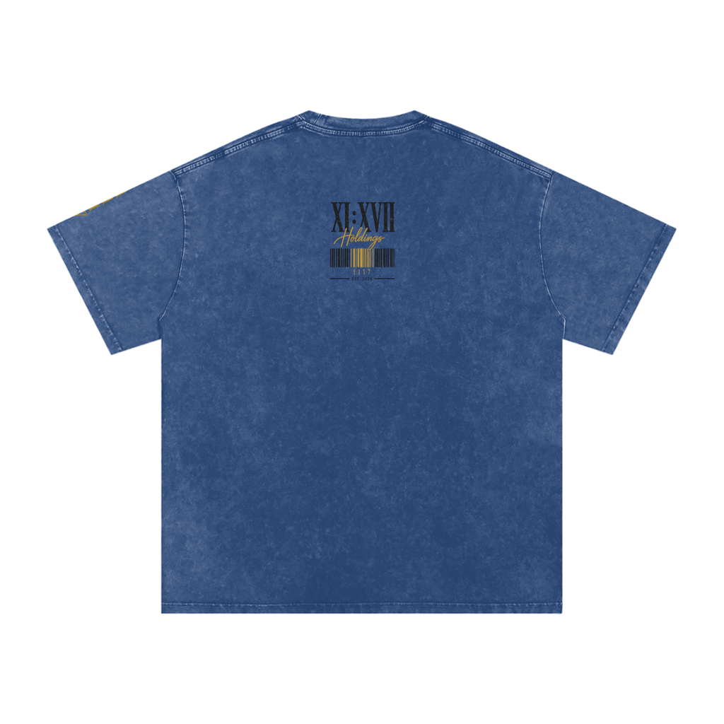 XI XVII Holdings Founders Collection Premium Snow Washed Oversized T Shirt