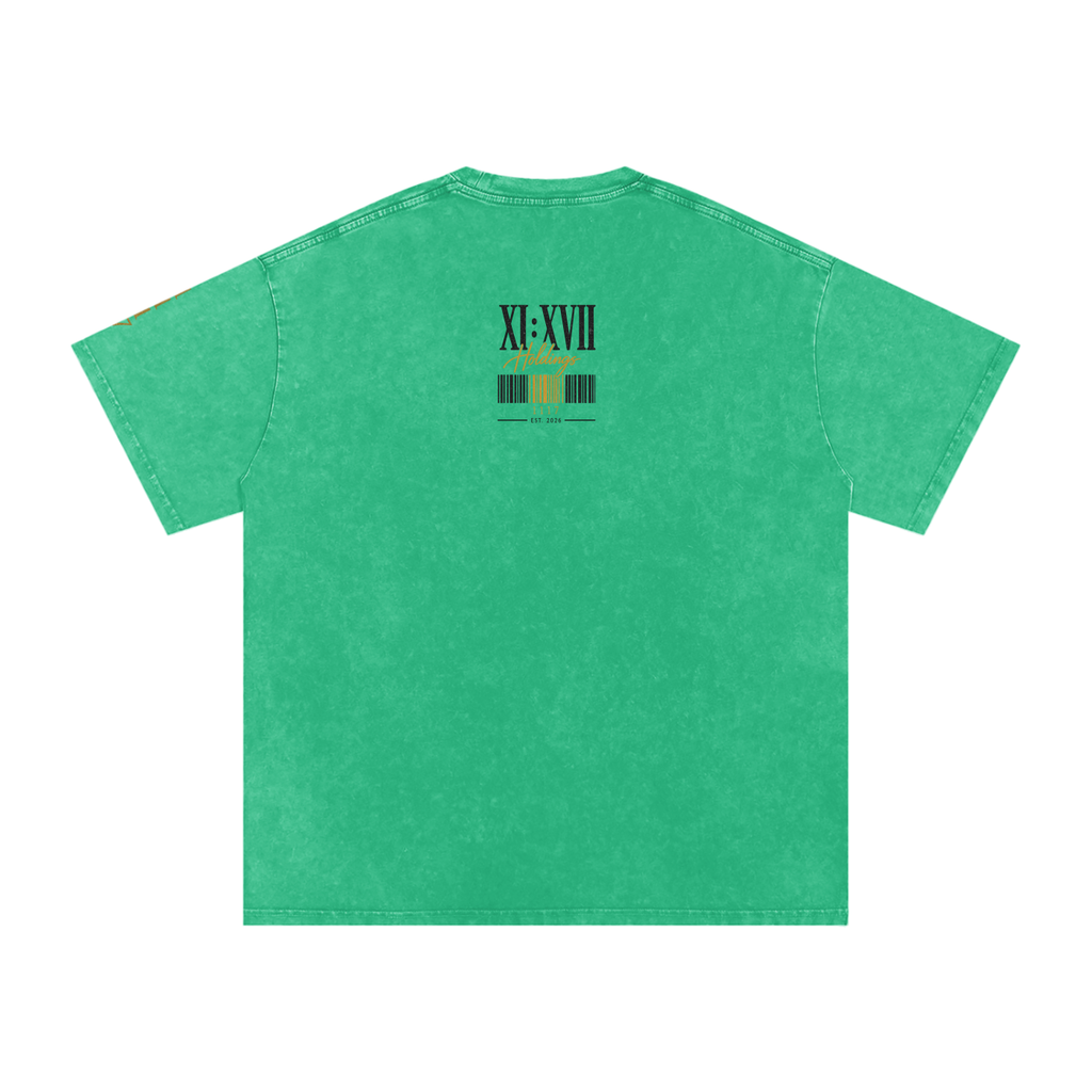 XI XVII Holdings Founders Collection Premium Snow Washed Oversized T Shirt