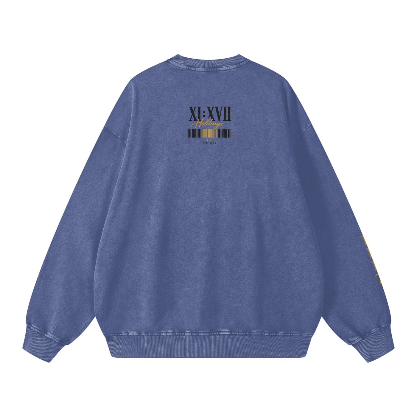 XI : XVII Holdings Founder’s Collection | Snow Washed Oversized Sweatshirt