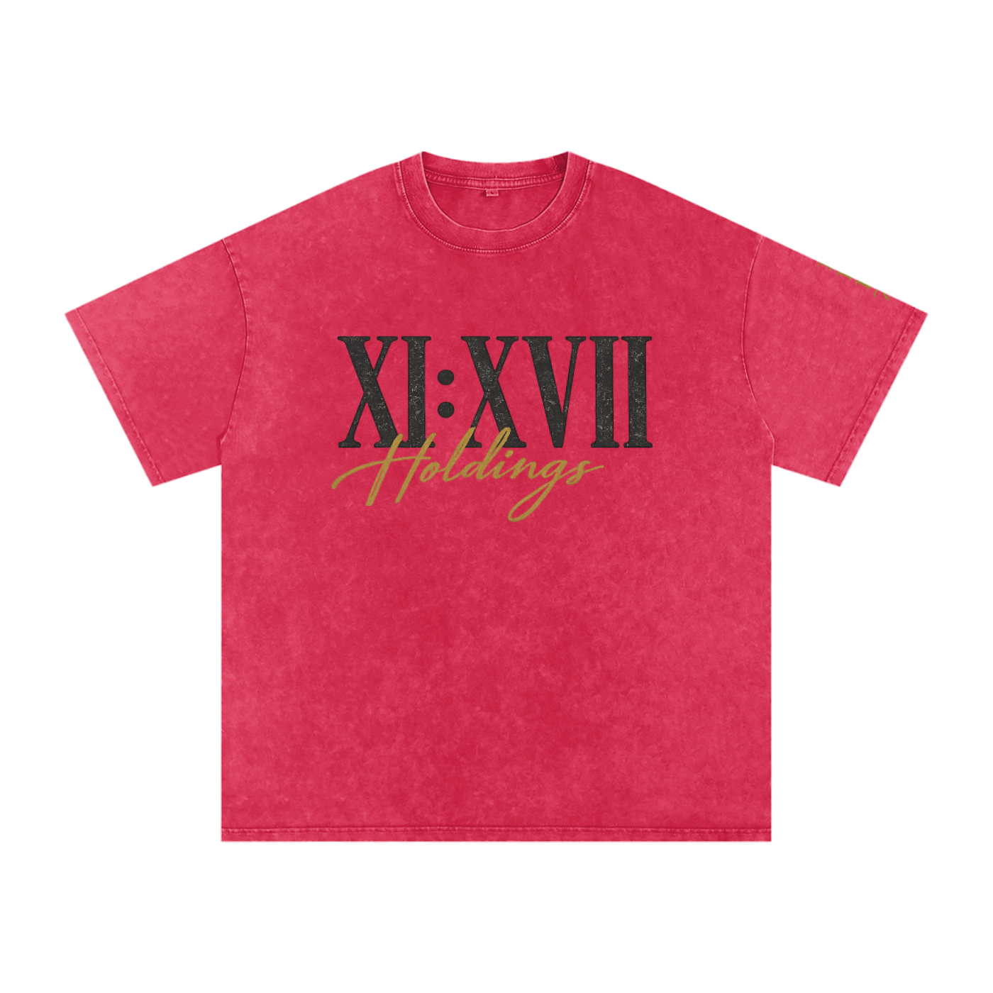 XI XVII Holdings Founder’s Collection Premium Snow Washed Oversized T Shirt