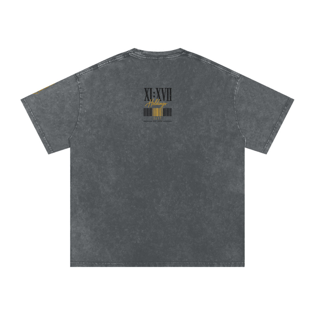 XI XVII Holdings Founders Collection Premium Snow Washed Oversized T Shirt