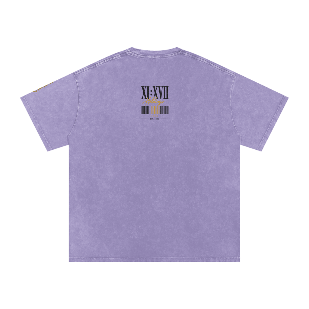 XI XVII Holdings Founders Collection Premium Snow Washed Oversized T Shirt